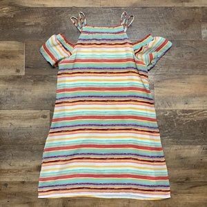 Lily Rose Multi Colored Striped Dress